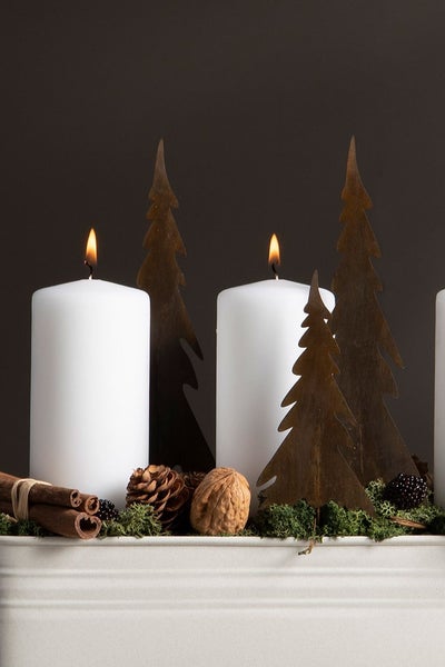 METALLINEN JOULUKUUSI 3 kokoa