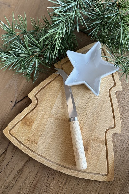 Joulukuusen muotoinen tarjotin 26x22cm