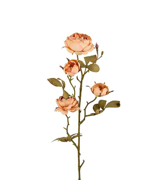 Beige silkkikukka Vintage Rose 60cm