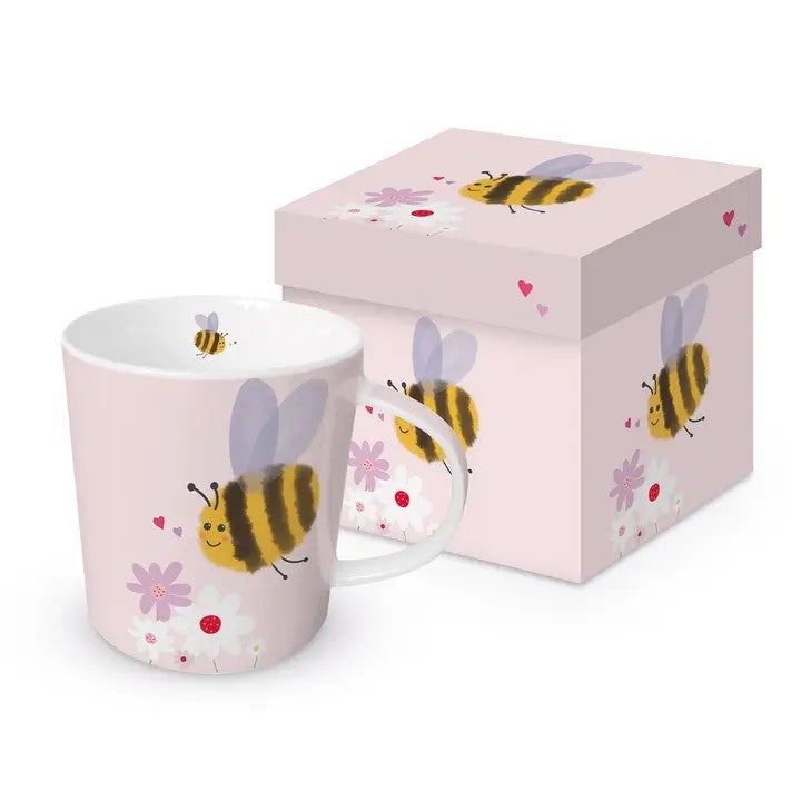 Vaaleanpunainen Donna Trend muki 400ml 10x9,8cm