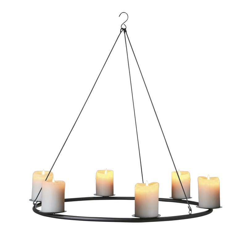 Kynttil&auml;kruunu p&ouml;yt&auml;kynttil&ouml;ille &oslash;60cm