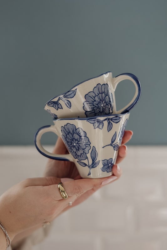 Muki kivitavarasavea Florea Blue 13x10x8cm