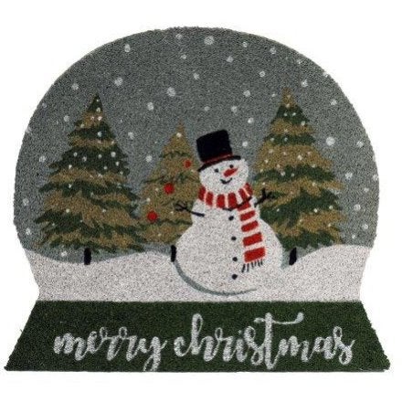 Kynnysmatto Snowman 55x60cm