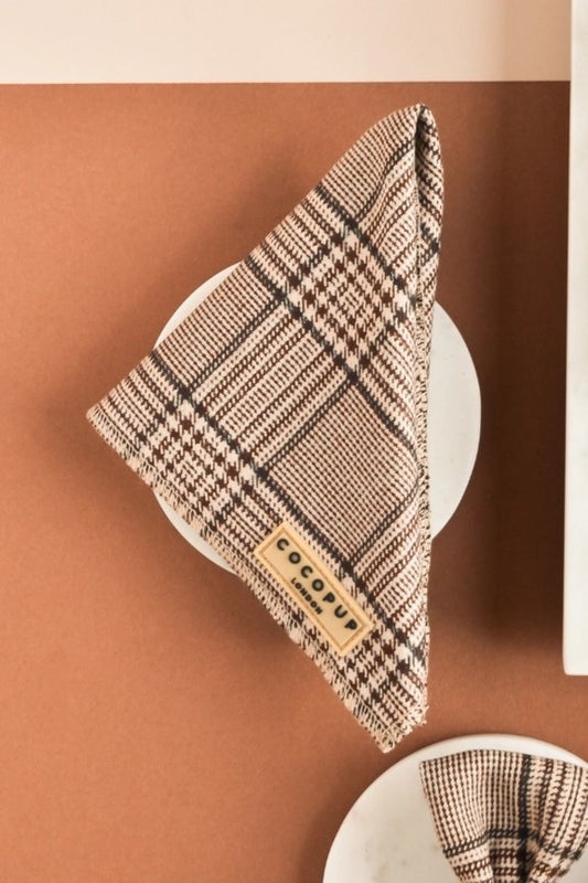 Bandana Pup Plaid 50x50cm